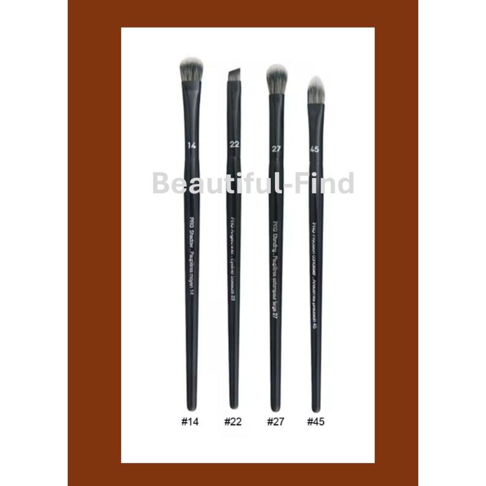 Sephora Pro Eye Brush Set of 4 New: 14, 22, 27,45